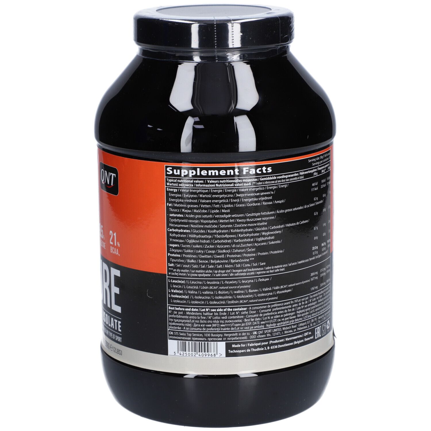 QNT METAPURE WHEY PROTEIN ISOLATE WEISSE SCHOKOLADE