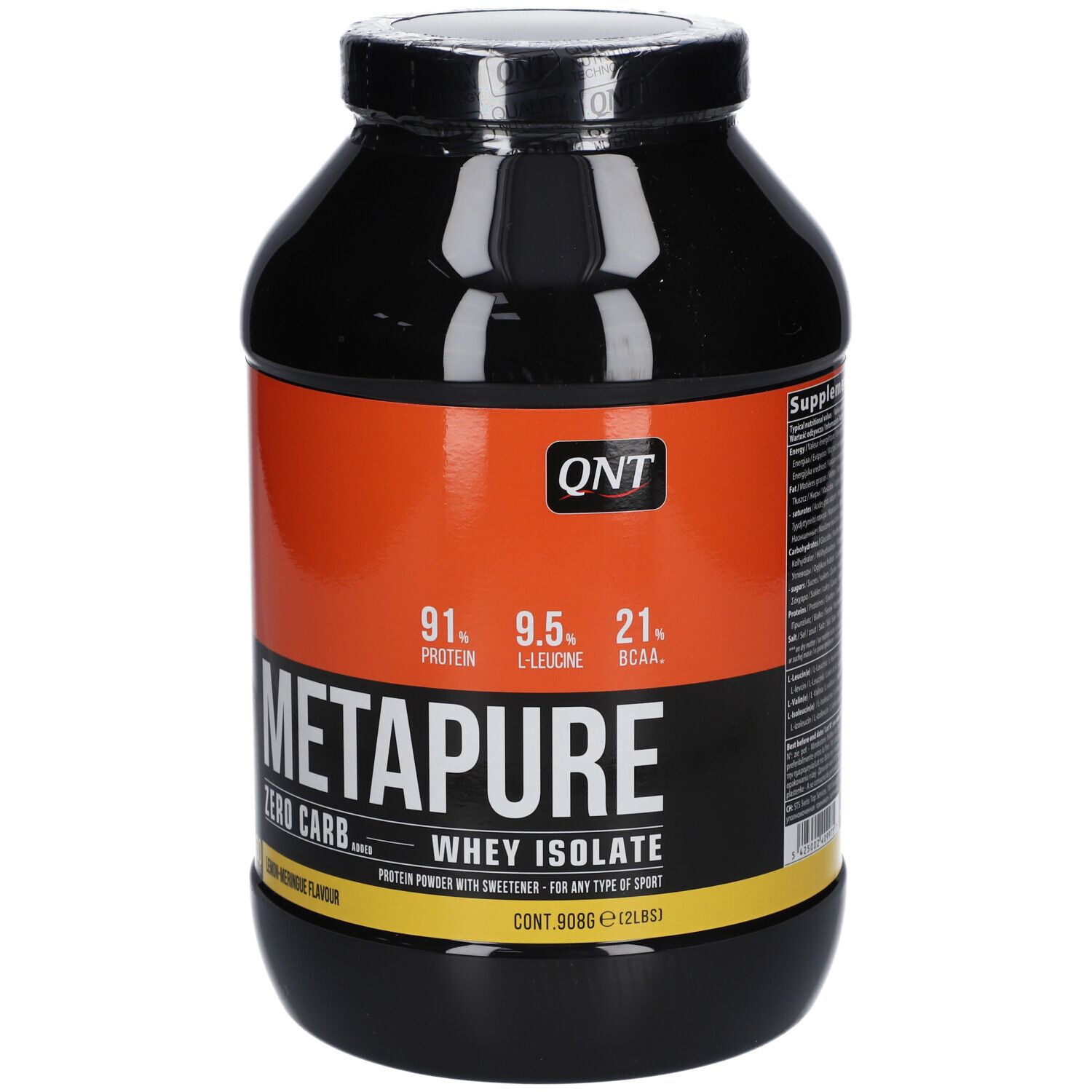 QNT METAPURE WHEY PROTEIN ISOLATE LEMON / MERINGUE