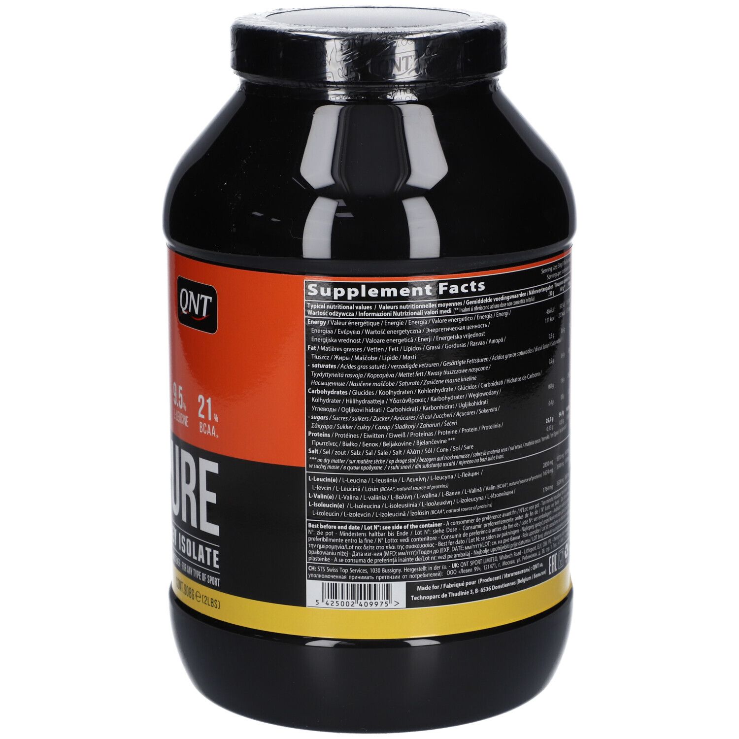 QNT METAPURE WHEY PROTEIN ISOLATE LEMON / MERINGUE