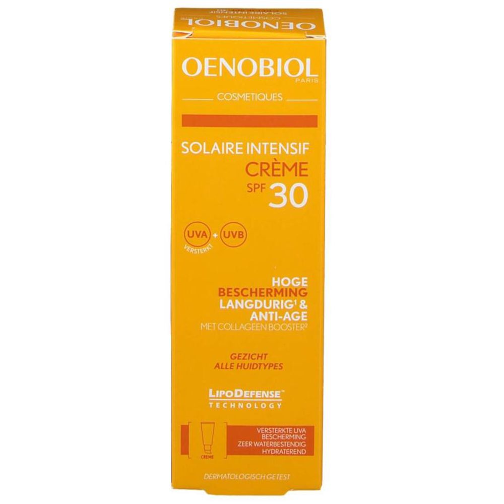 OENOBIOL Solaire Intensif Creme LSF 30+