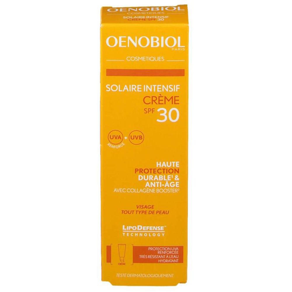 OENOBIOL Solaire Intensif Creme LSF 30+