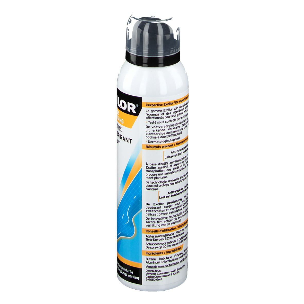 eXcilor® Fußpflege Antiperspirant Pulver Spray