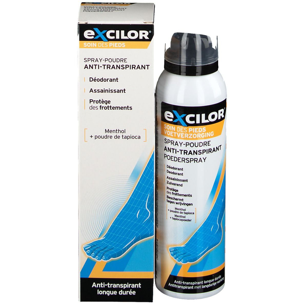 eXcilor® Fußpflege Antiperspirant Pulver Spray
