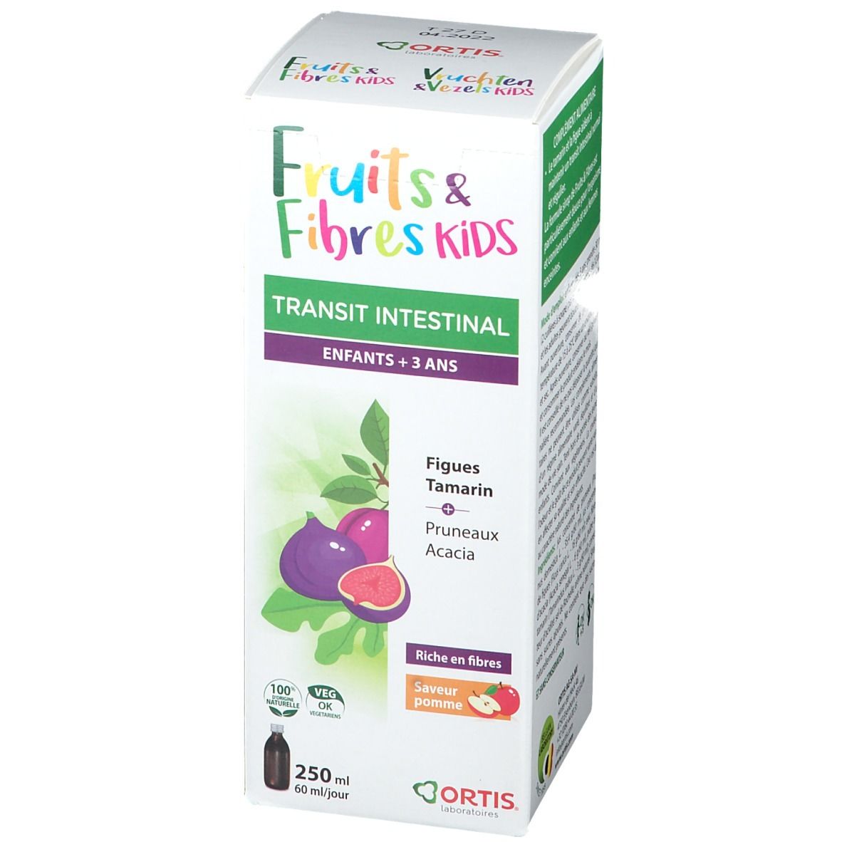 ORTIS® Transit intestinal Fruits & Fibres Enfants + 3 ans