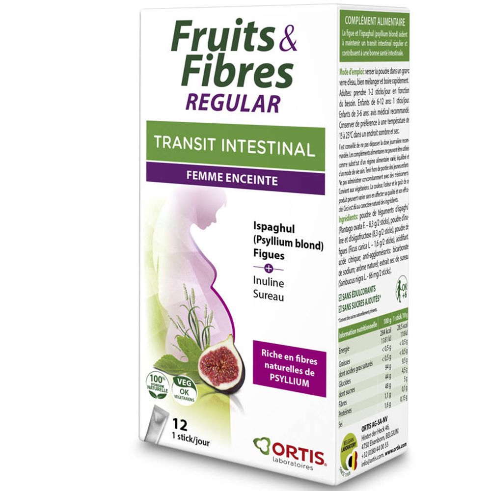 Ortis® Fruits & Fibres Regular Transit Intestinal Schwangere Frauen