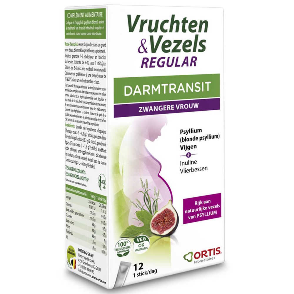 Ortis® Fruits & Fibres Regular Transit Intestinal Schwangere Frauen
