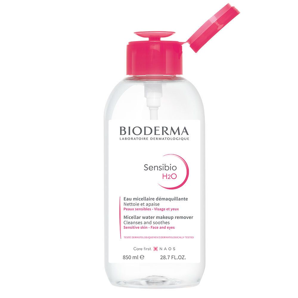 Bioderma Créaline H2O Eau Micellaire Démaquillante Nettoyante avec Pompe Inversée