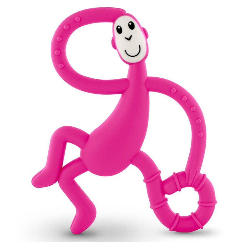 Matchstick Monkey Dancing Anneau de dentition Rose