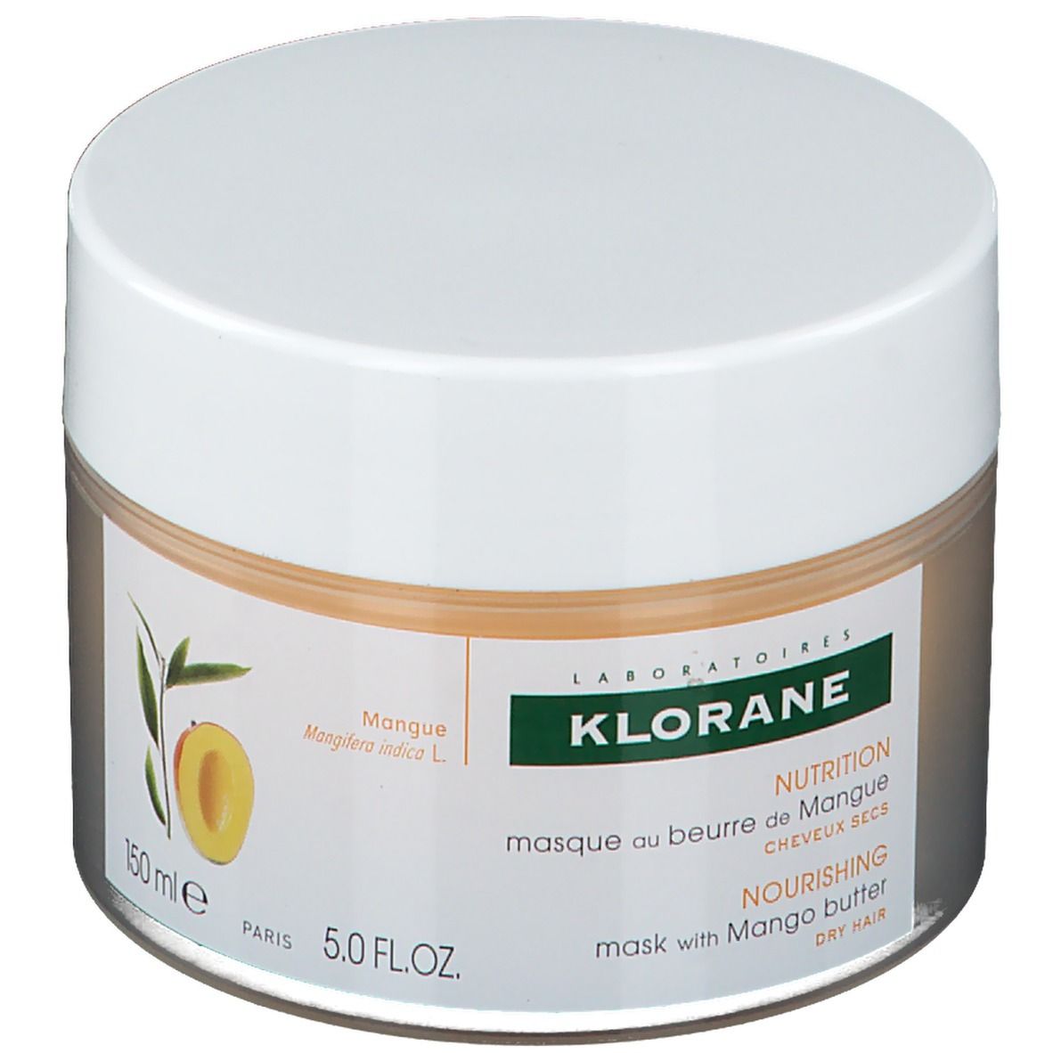 Klorane Nutrition & Réparation Masque au beurre de Mangue BIO