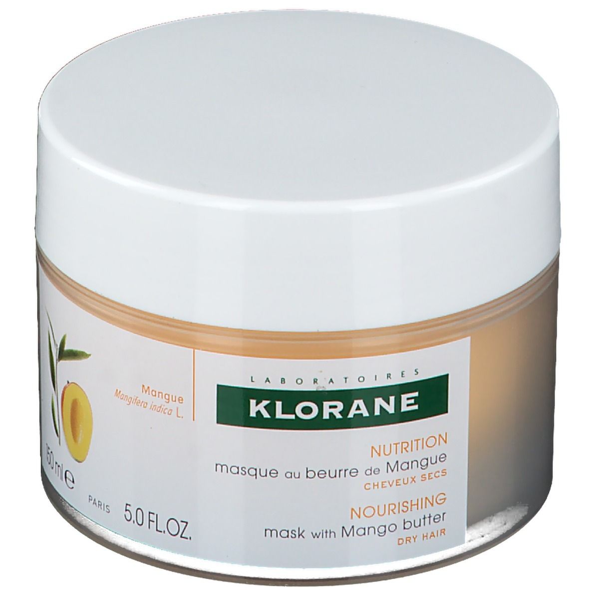 Klorane Nutrition & Réparation Masque au beurre de Mangue BIO