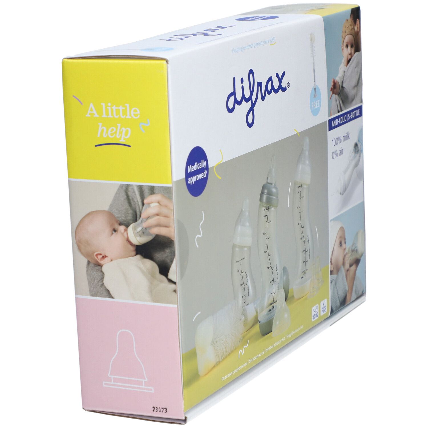 Difrax® Set nouveau-né avec goupillon