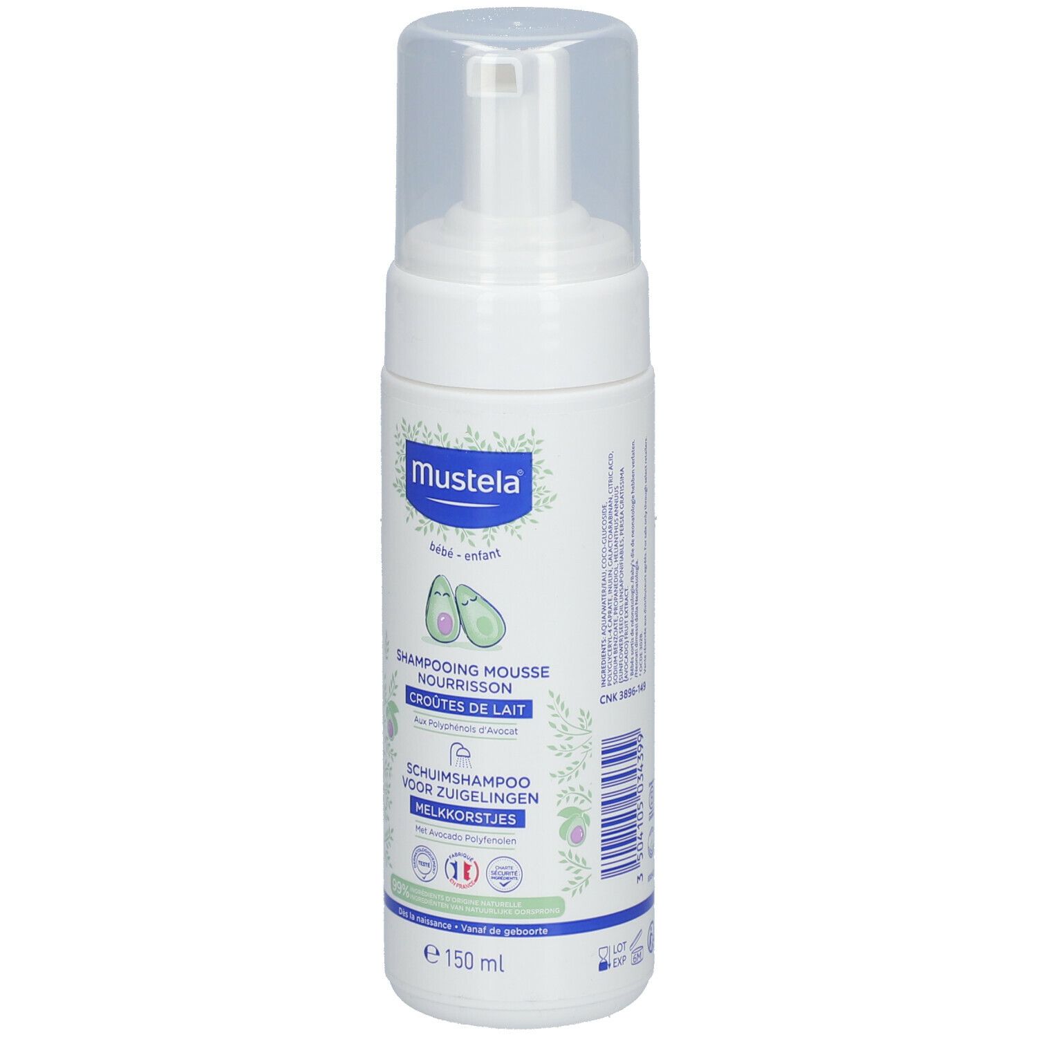 Mustela® Shampooing moussant pour jeunes enfants