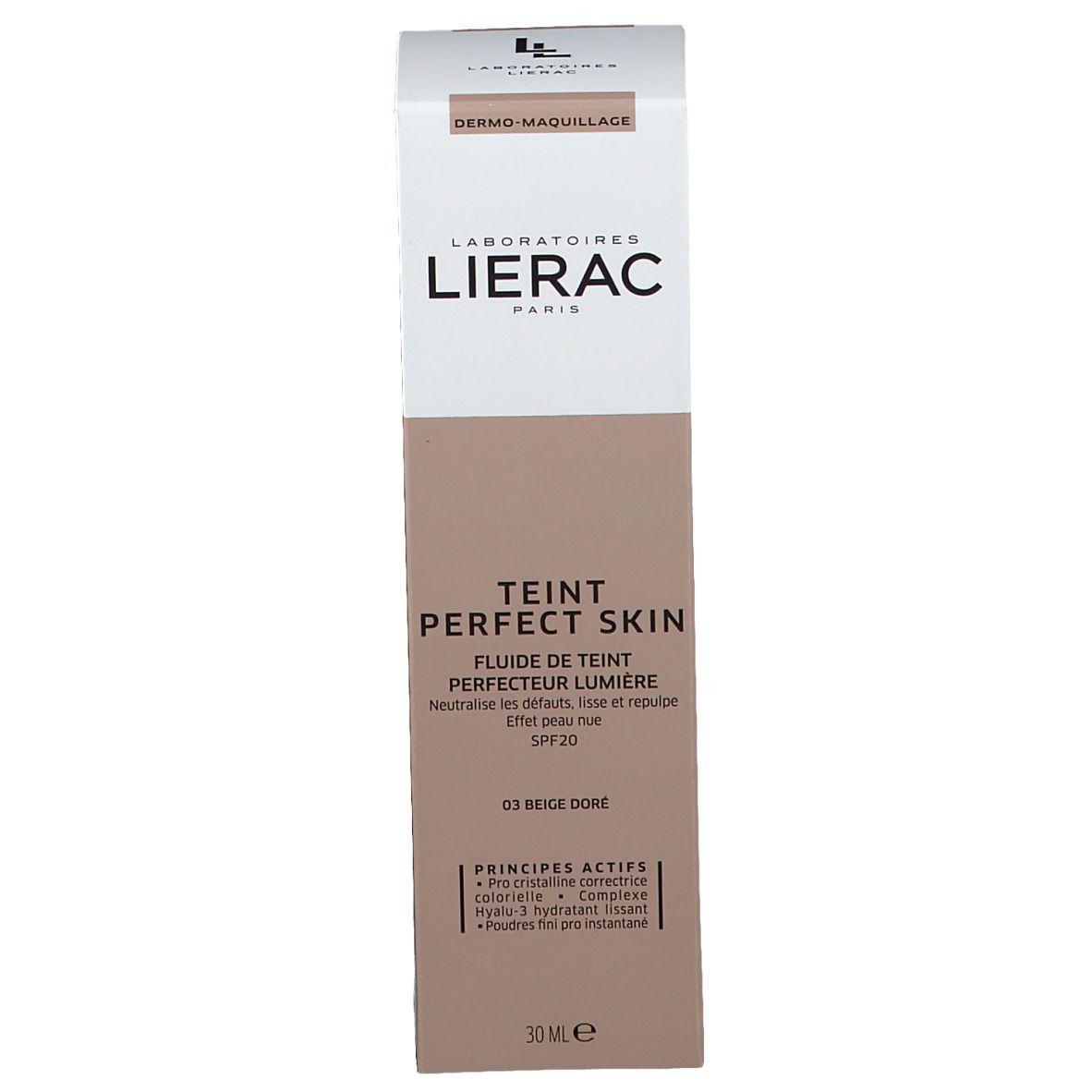 LIERAC TEINT PERFECT SKIN Fluid Foundation 03 Beige Doré LSF 20