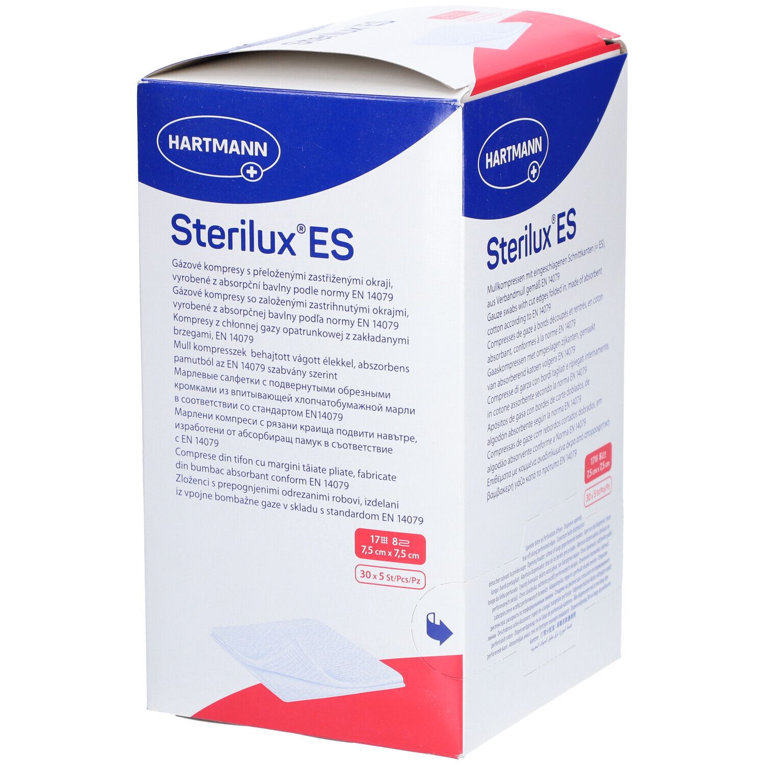 Sterilux® ES-Kompressen steril 8fach 7,5 x 7,5 cm