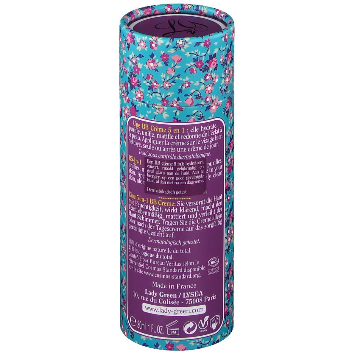Lady Green Teint Velours BB Crème Perfectrice 5 en 1 Light