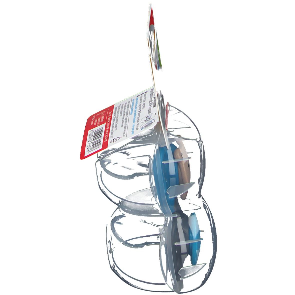 NUK Space Schnuller Silikon blau-grau 18-36 Monate