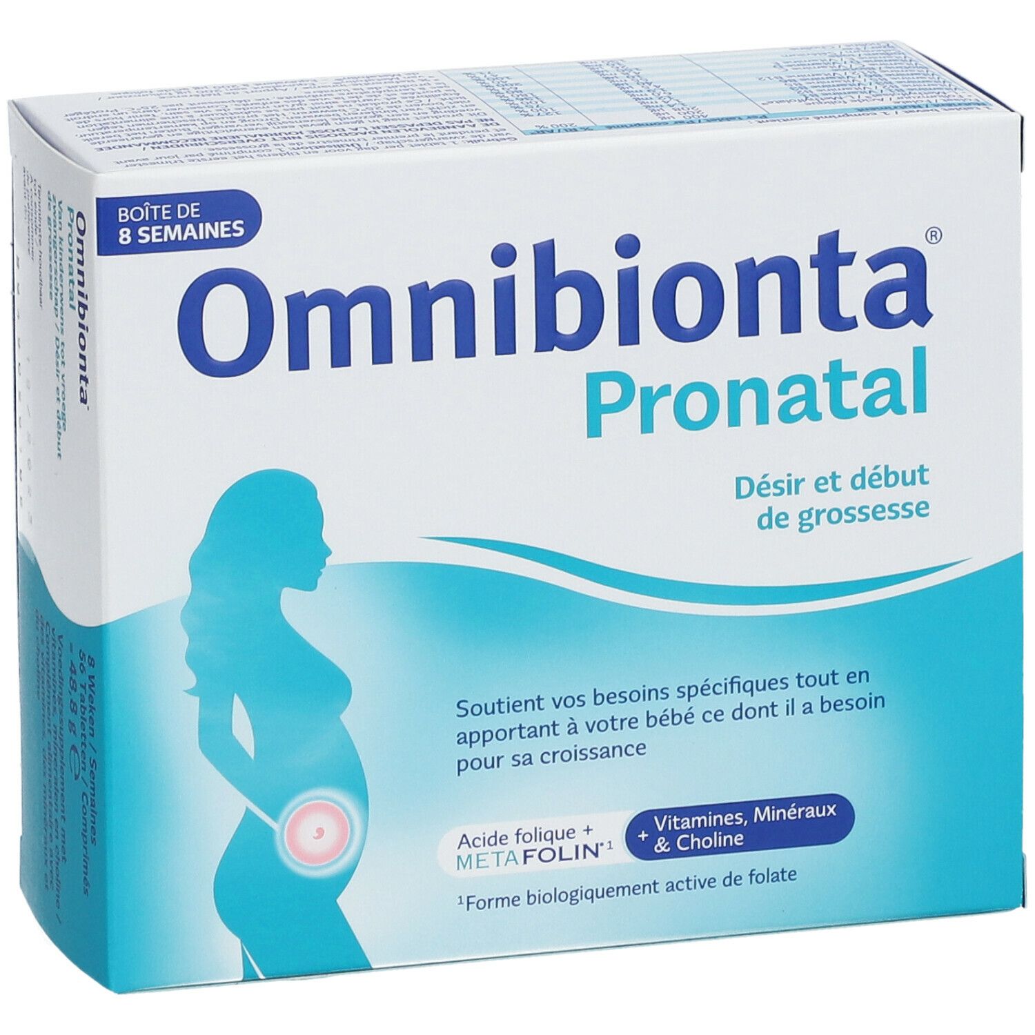 Omnibionta Postnatal+ 56 Comprimés + 56 Capsules Allaitement