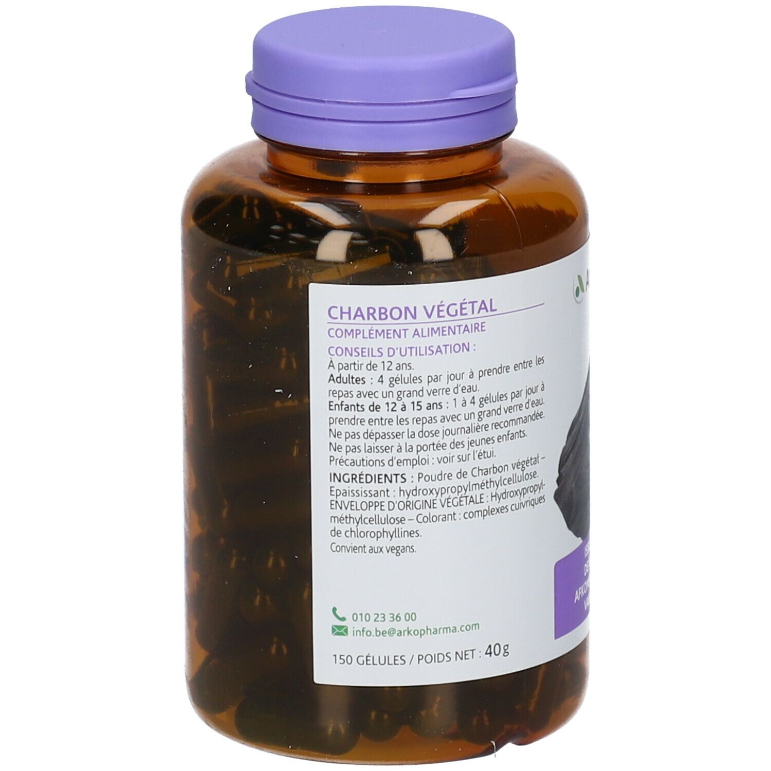Arkopharma Arkogélules® Charbon Végétal