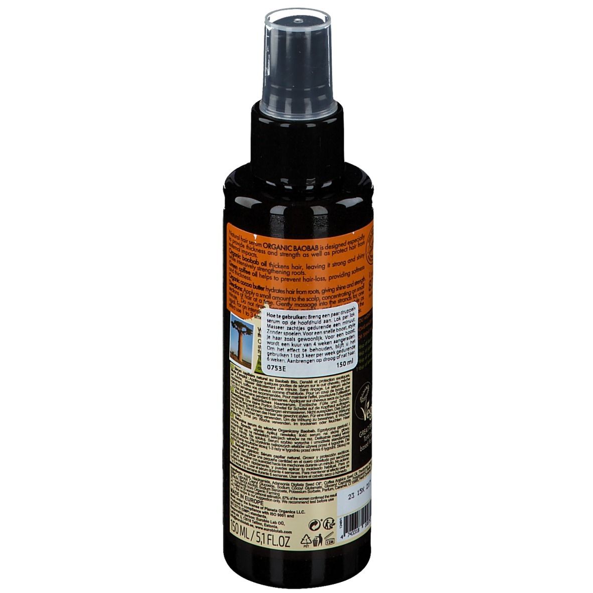 PLANETA ORGANICA Natürliches Haar-Serum vom Bio-Affenbrotbaum