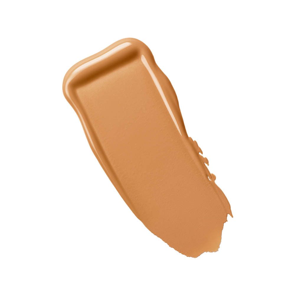 Ein Swatch einer hellbraunen Foundation.