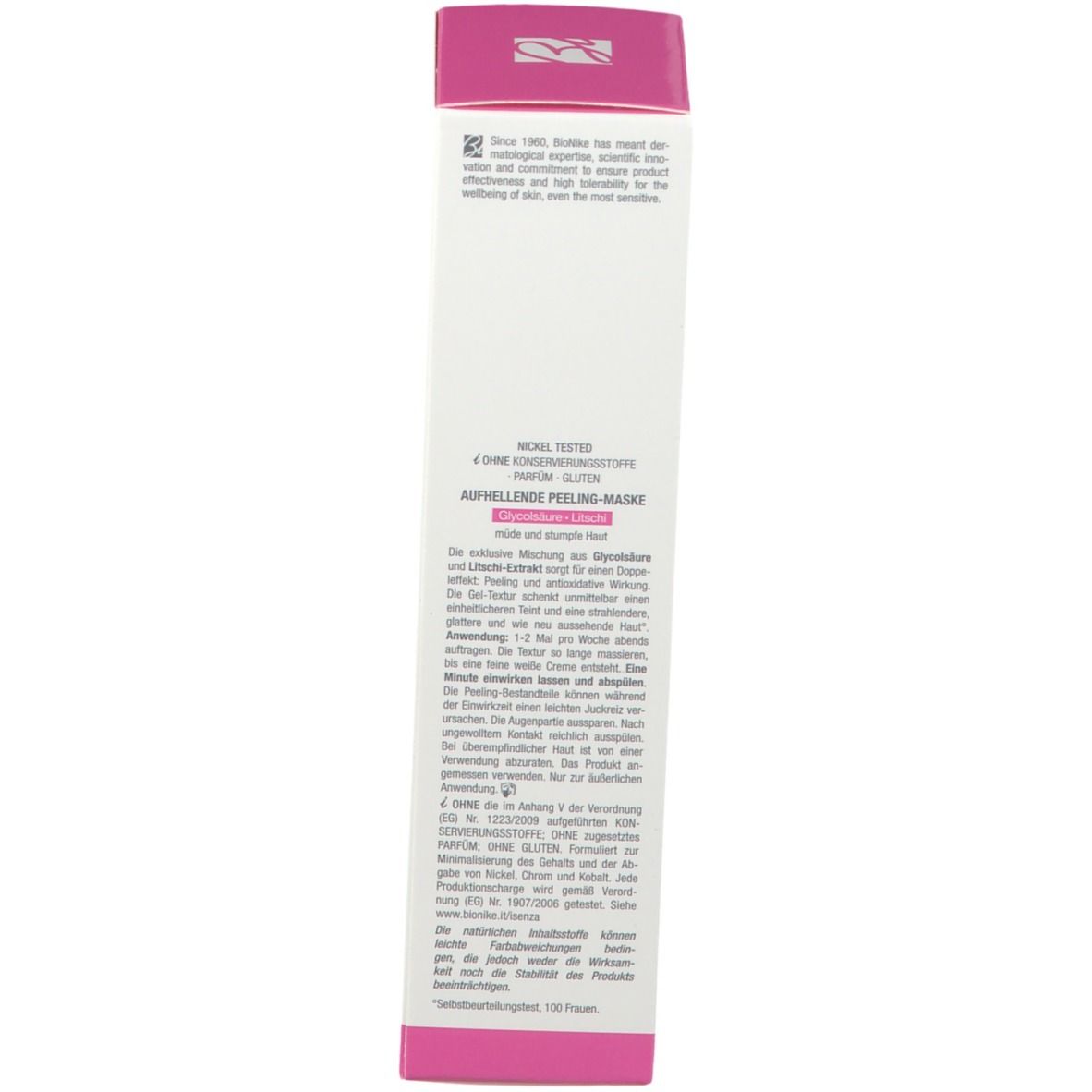 BioNike DEFENCE MASK INSTANT GLOW Masque peeling illuminateur