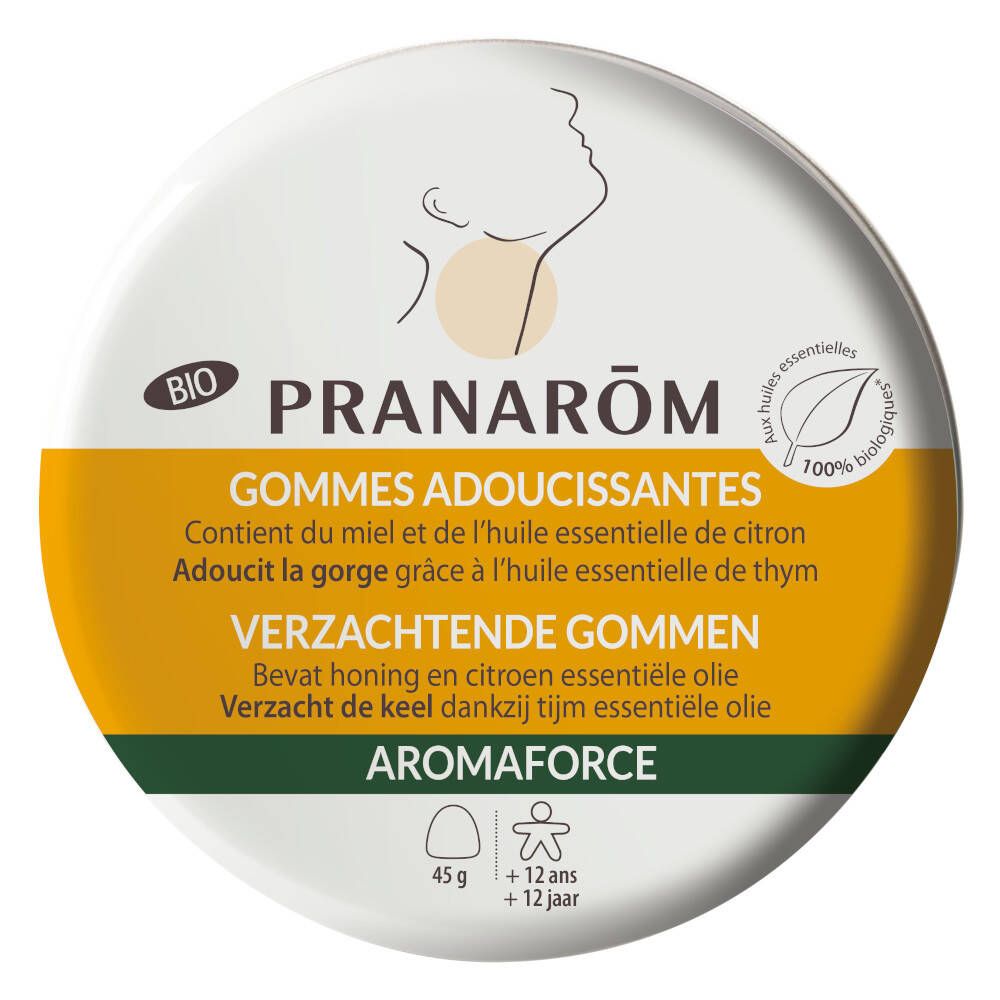 Pranarôm AROMAFORCE Bio Weichmachende Gummis Honig/Zitrone