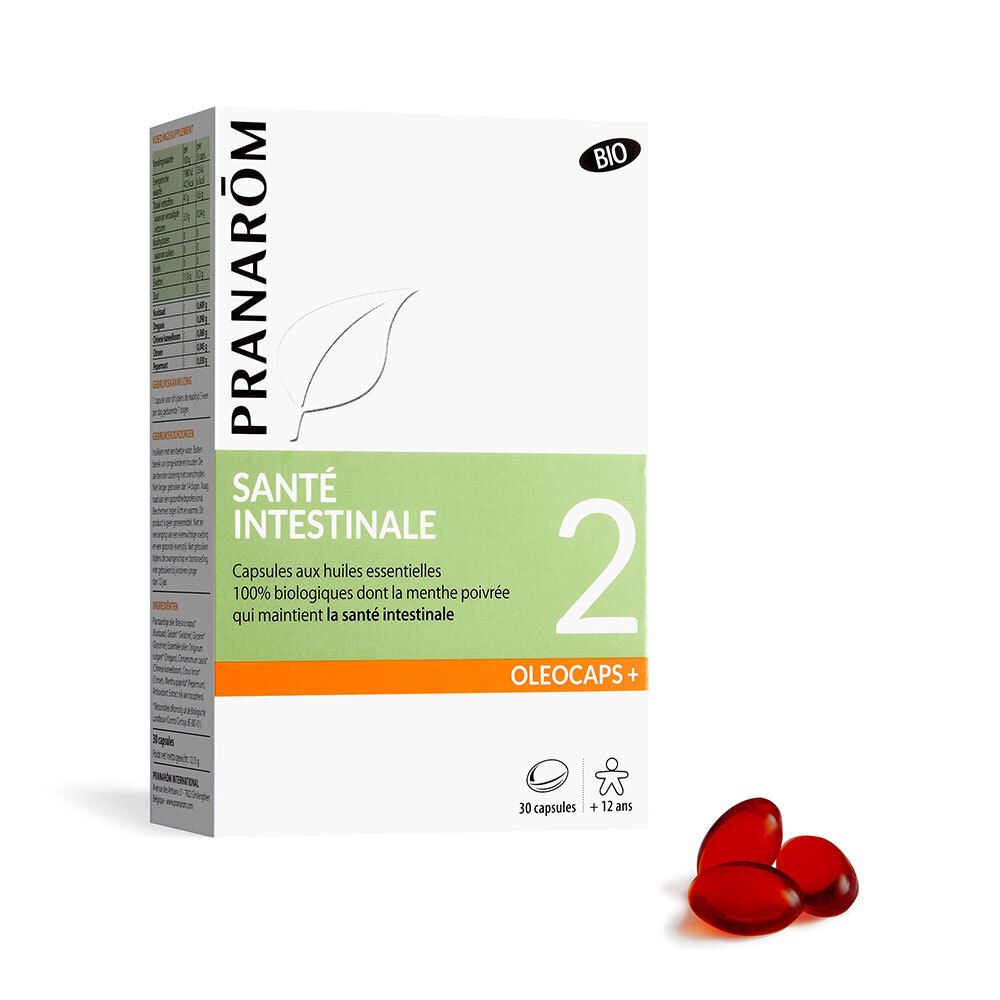 Pranarôm Oleocaps+ 2 - Santé intestinale BIO