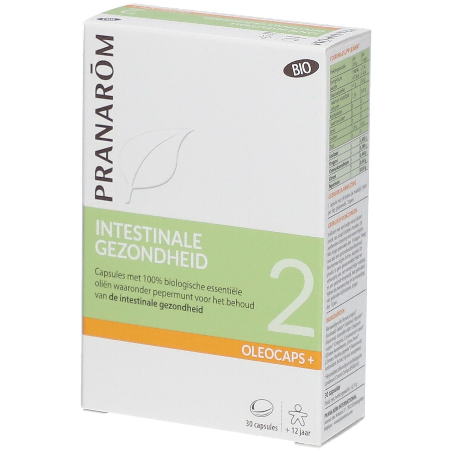 Pranarôm Oleocaps+ 2 - Santé intestinale BIO