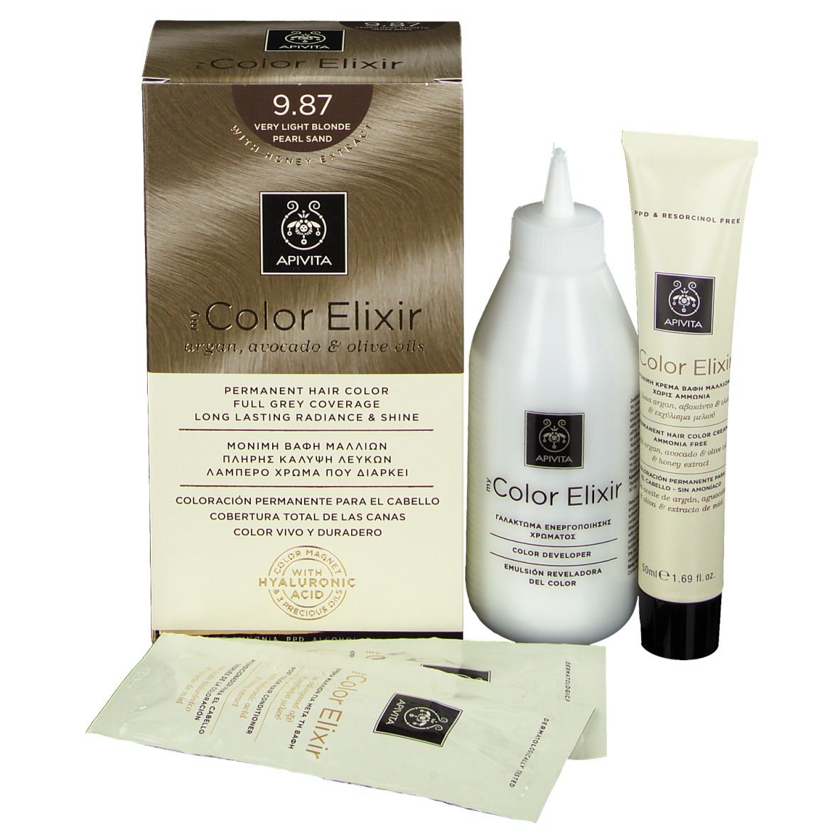 APIVITA My Color Elixir 9.87 Sehr hellblondes Perlsand