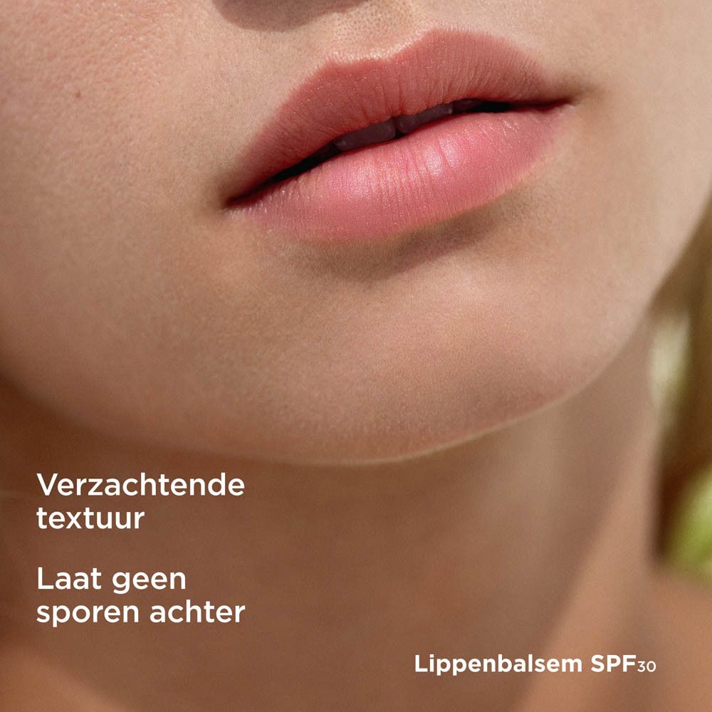 Lippenpflegestift. Text: Shoreaboter Antioxidant. Lippenbalsem SPF30.
