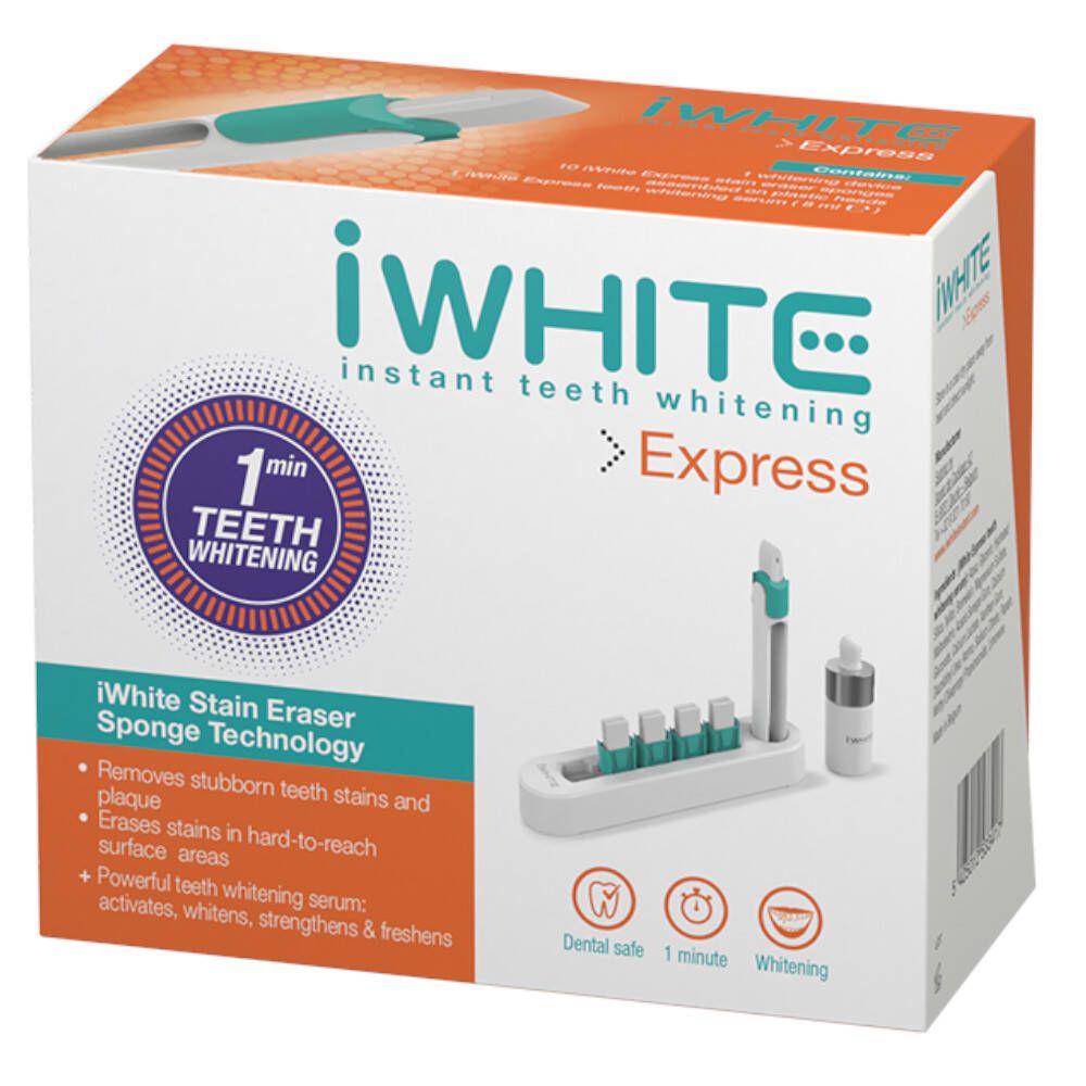 iWhite Express Stain Eraser Sponge Technology