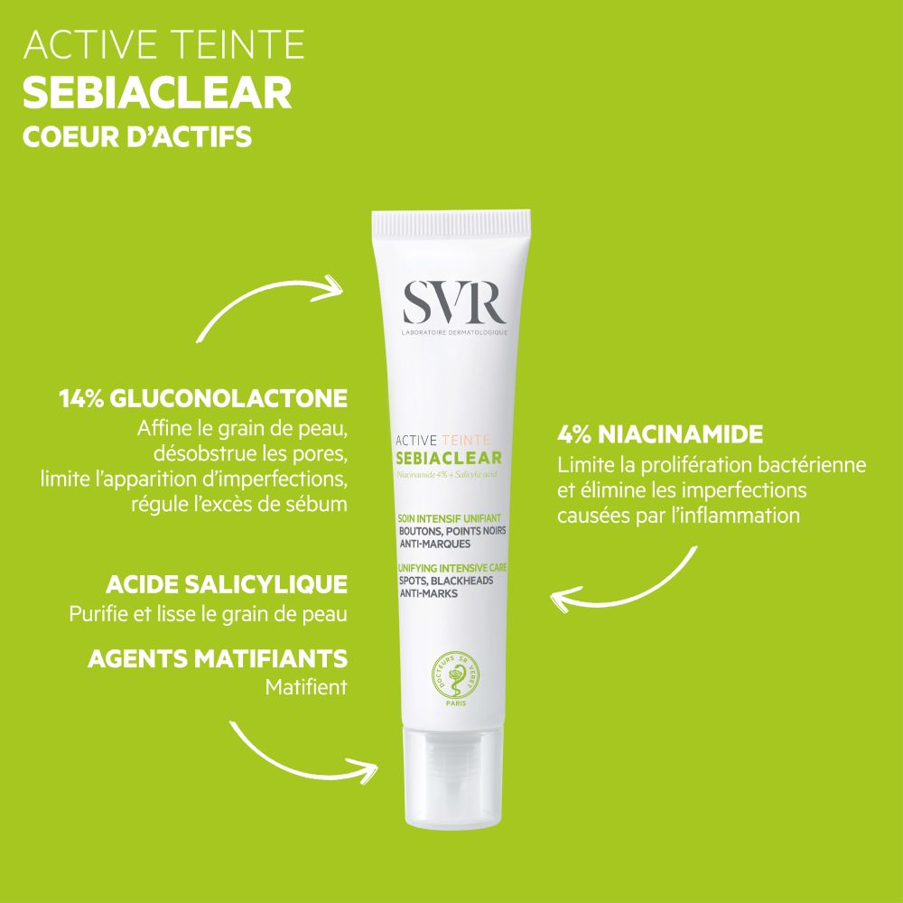 SVR Sebiaclear Active Teinté