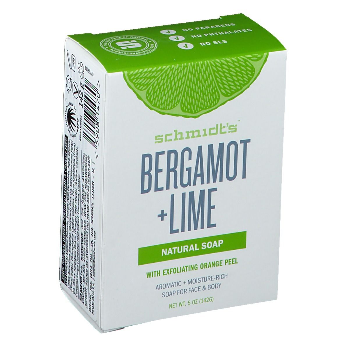 Schmidt's Savon Bergamot - Citron vert