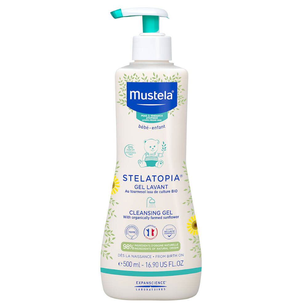  mustela® Bébé STELATOPIA® Gel Lavant Peau Atopique