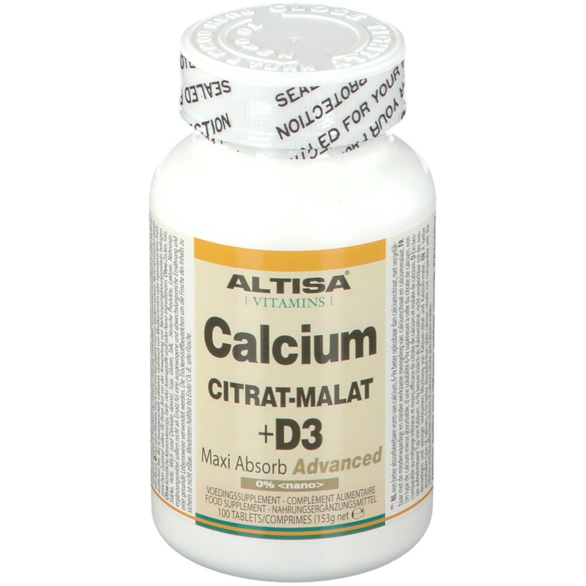 ALTISA VITAMINS Calcium CITRAT-MALAT + D3