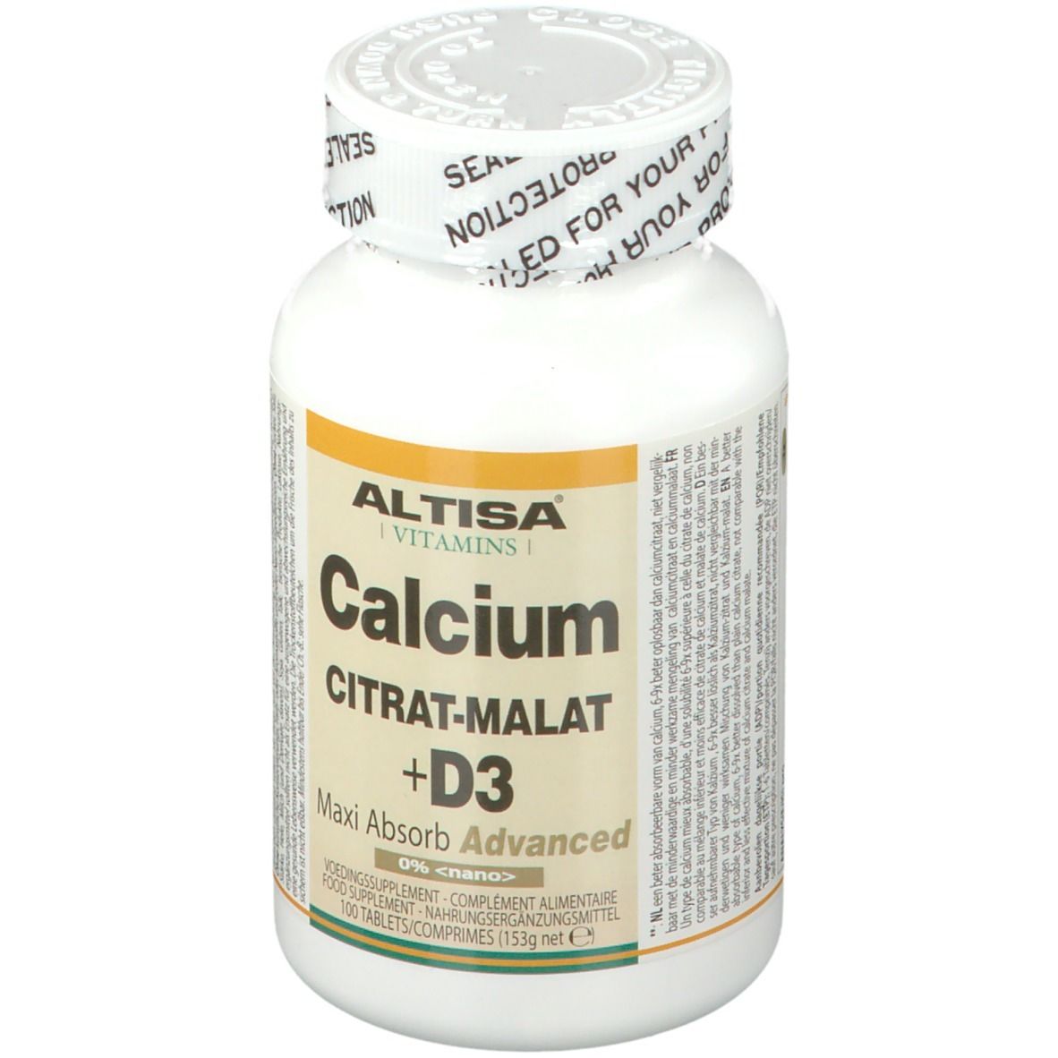 ALTISA VITAMINS Calcium CITRAT-MALAT + D3