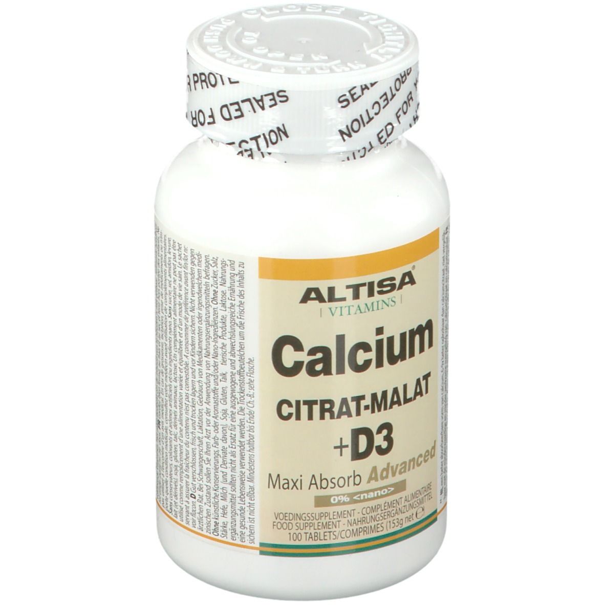 ALTISA VITAMINS Calcium CITRAT-MALAT + D3