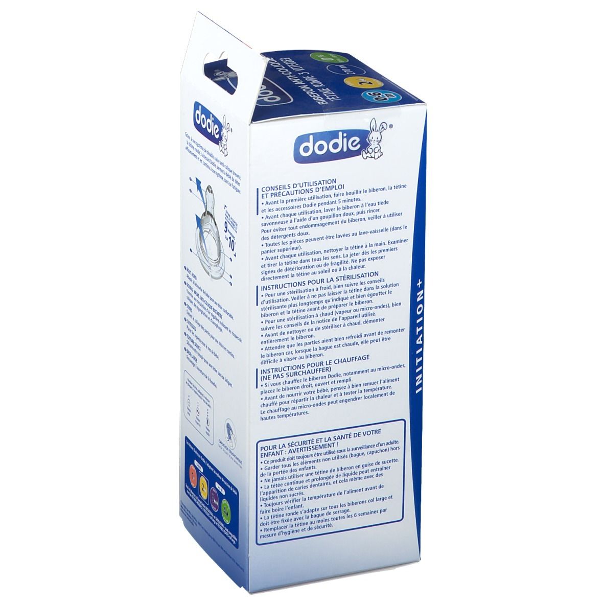 dodie® Biberon Initiation+ Cosmonaute 0-6 mois