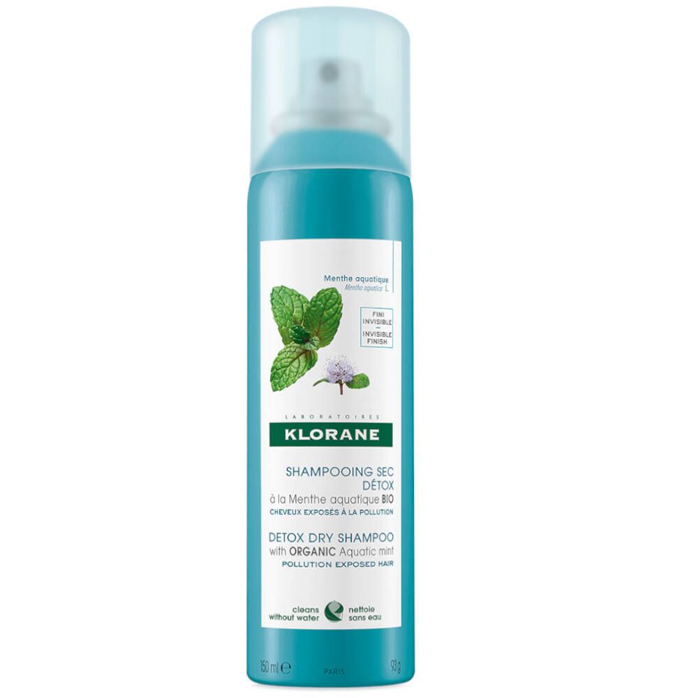 KLORANE Trockenshampoo Wasserminze Bio