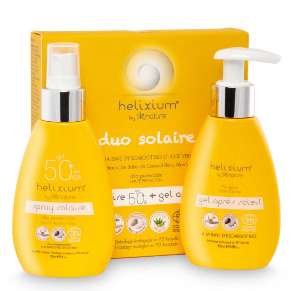 Helixium® Sonnenspray LSF 50+ + After Sun Gel