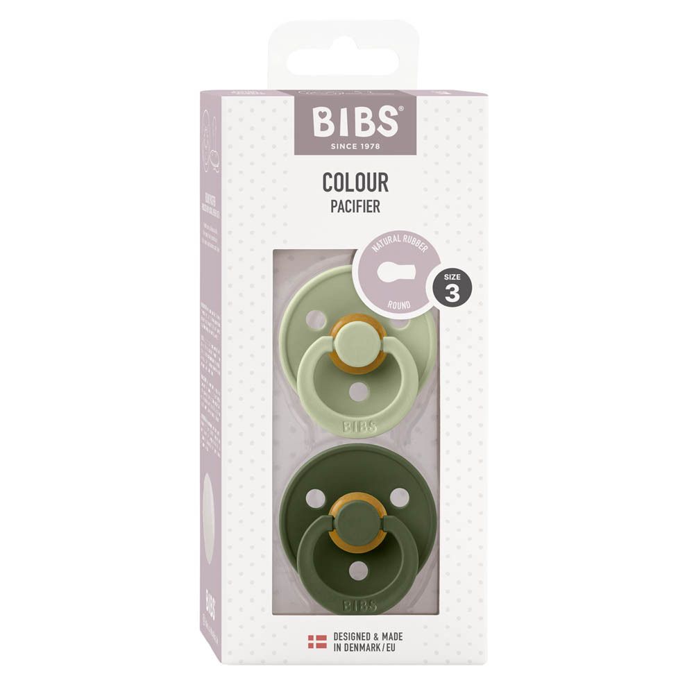 BIBS® BIBS COULEUR Tétines Sauge - Vert 18+ mois Taille 3