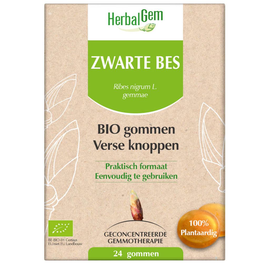 HerbalGem CASSIS Kaubonbons