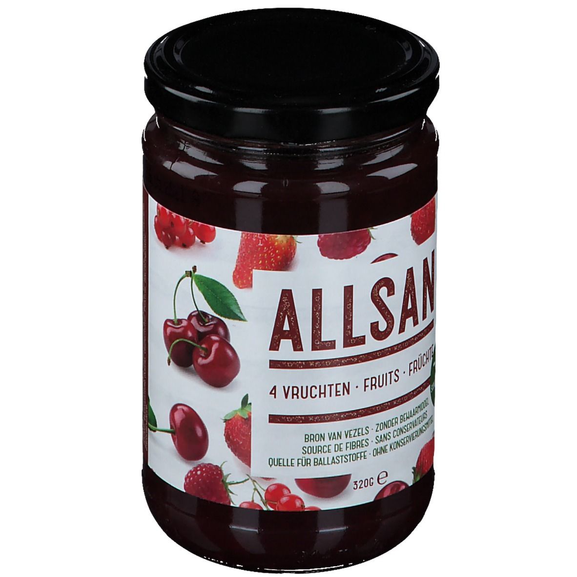 ALLSAN Pâte à tartiner 4 fruits