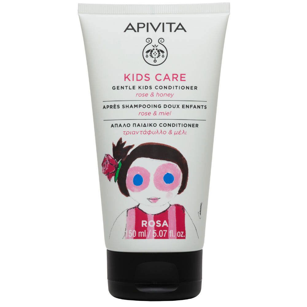APIVITA Kids Care Après-shampooing Doux Enfants Rose & Miel