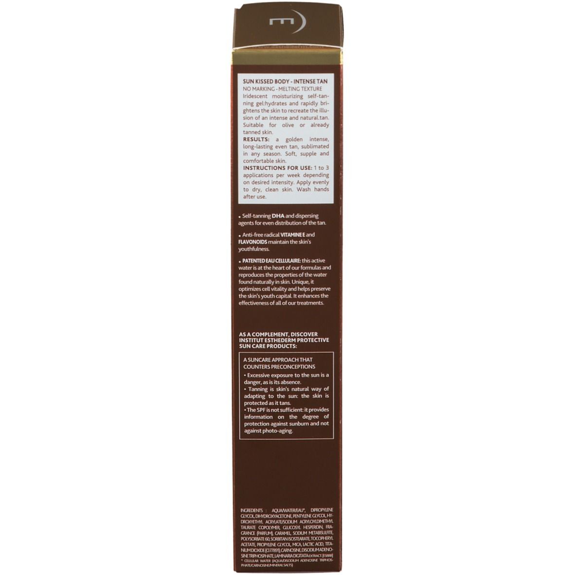 INSTITUT ESTHEDERM Reflets de Soleil Gelée Auto-bronzante Hâle Intense