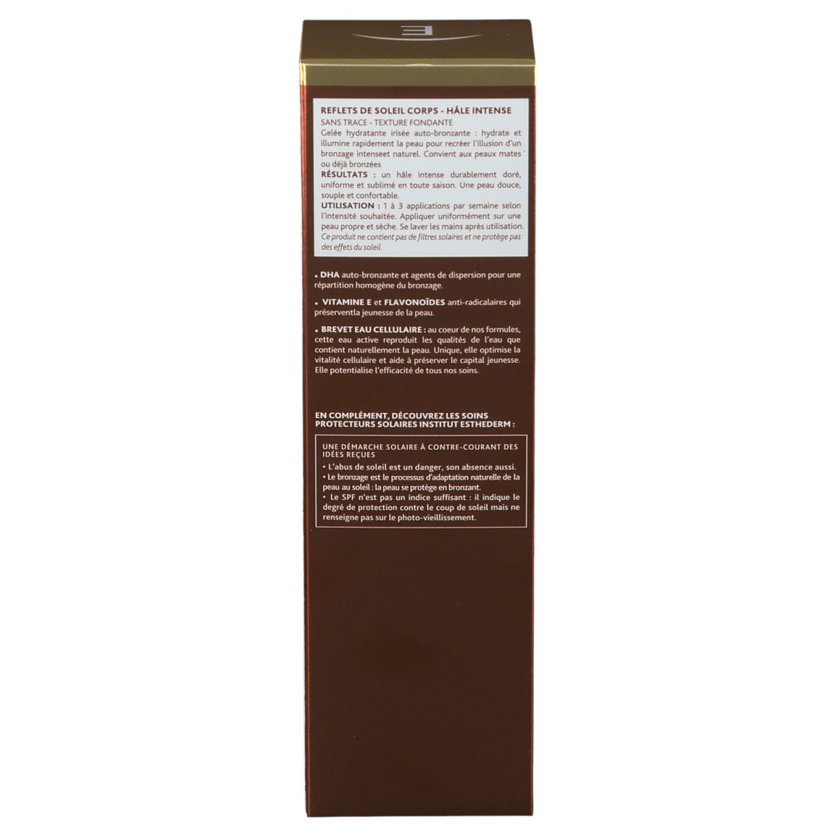 INSTITUT ESTHEDERM Reflets de Soleil Gelée Auto-bronzante Hâle Intense