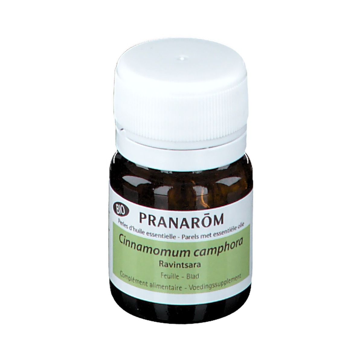 PRANARÔM - Perles Ravintsara Bio - Mini-Capsules Prédosées À L’Huile Essentielle - Confort Respiratoire & Défenses Naturelles - 100 % Pure Et Naturelle - HECT - 60 Perles