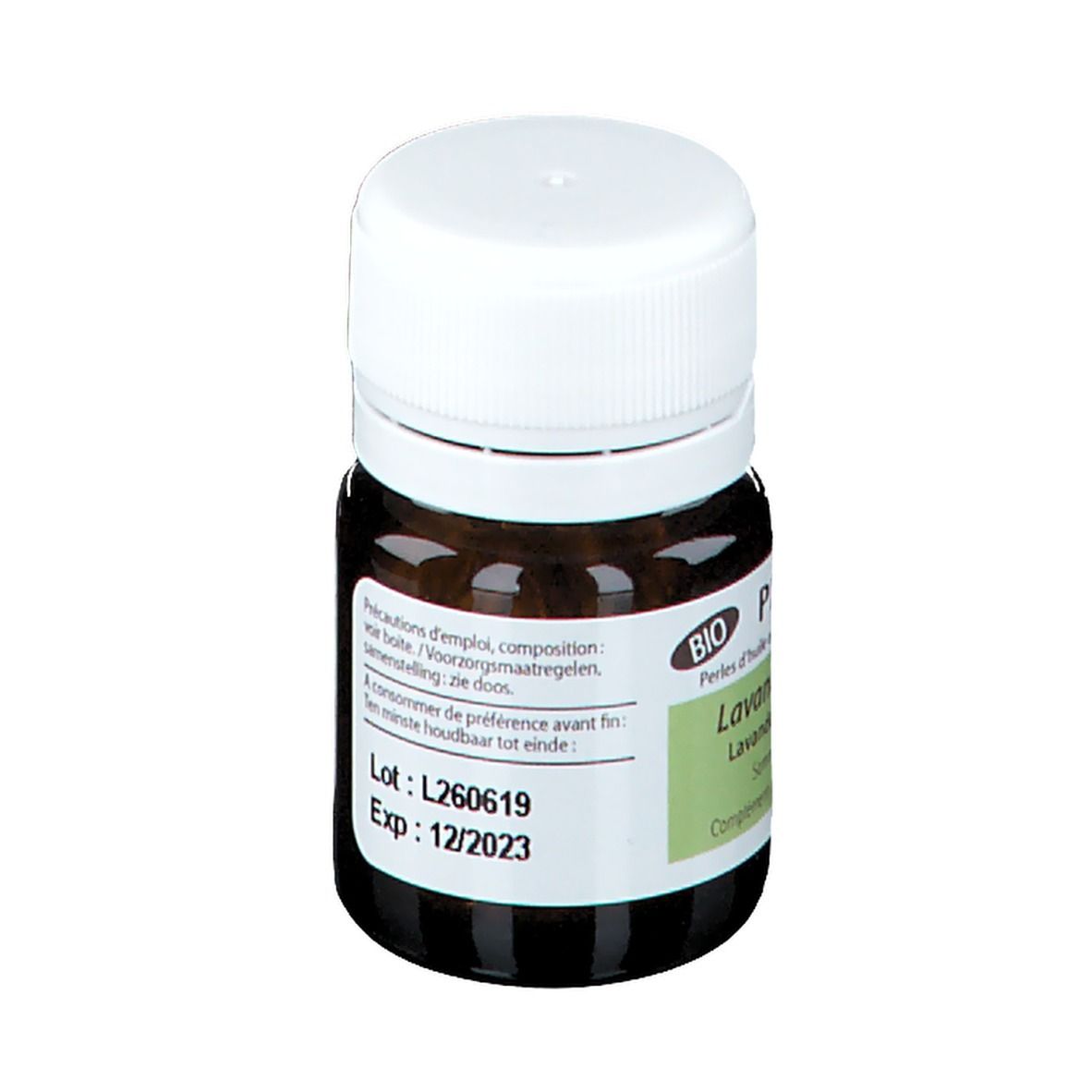 PRANARÔM - Perles De Lavande Vraie - Mini-Capsules Bio Prédosées À L’Huile Essentielle - Sommeil & Équilibre Émotionnel - 100 % Pure Et Naturelle - HECT - 60 Perles
