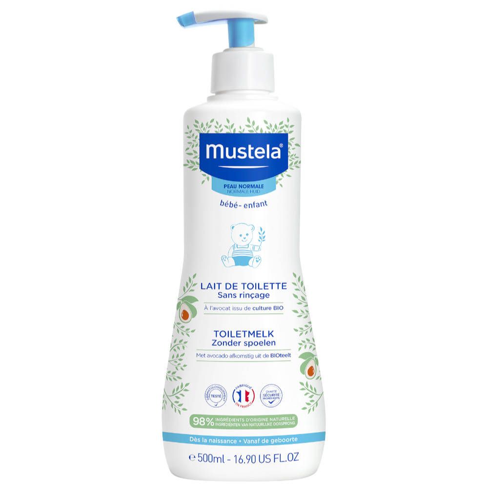 mustela® bébé - enfant Lait de toilette sans rinçage à l'avocat Bio