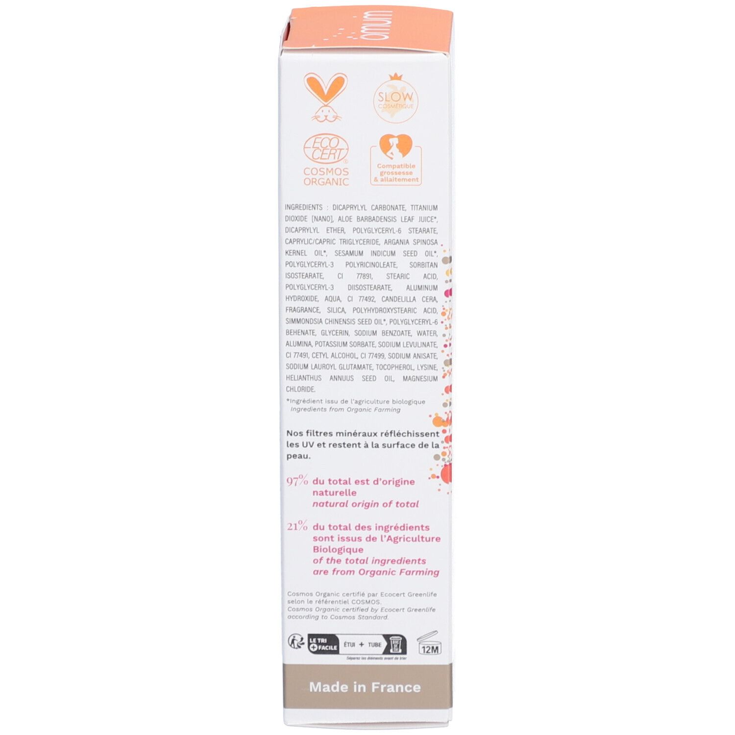 omum ma Protection Joli Teint visage SPF 50